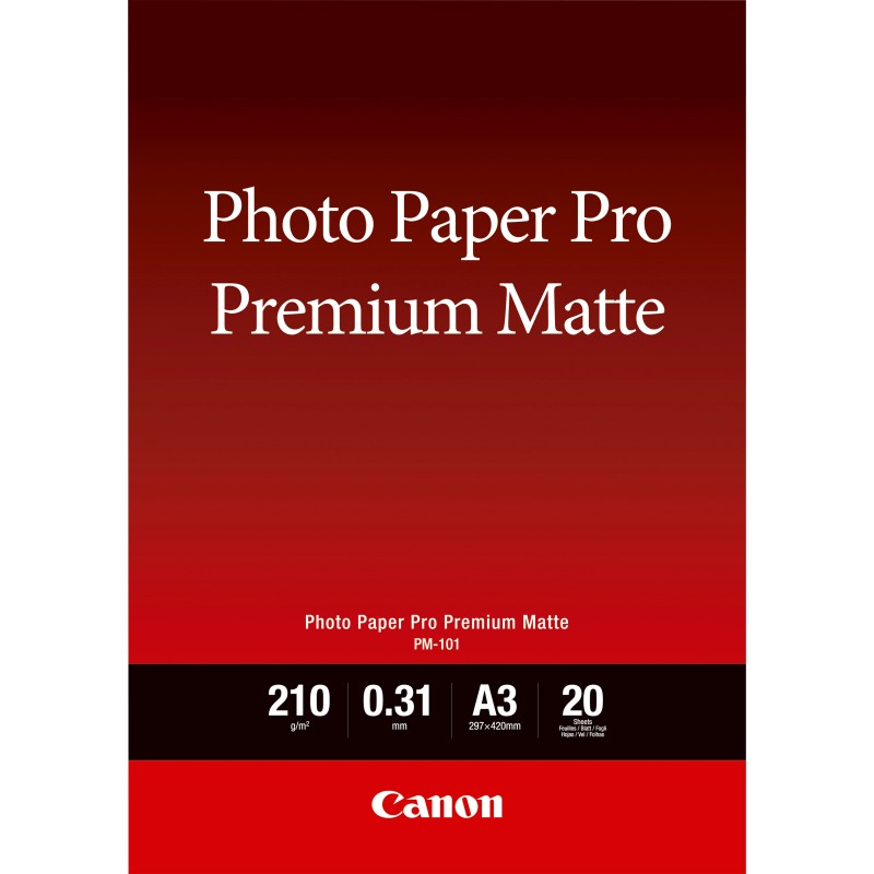 Pro Premium PM-101 - Glatt matt - 310 Mikron - A3 (297 x 420 mm)